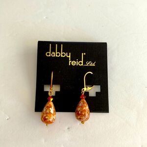 Dabby reid rust cream color gold sparkle gold color clasp